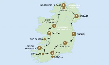 Emerald Isle map